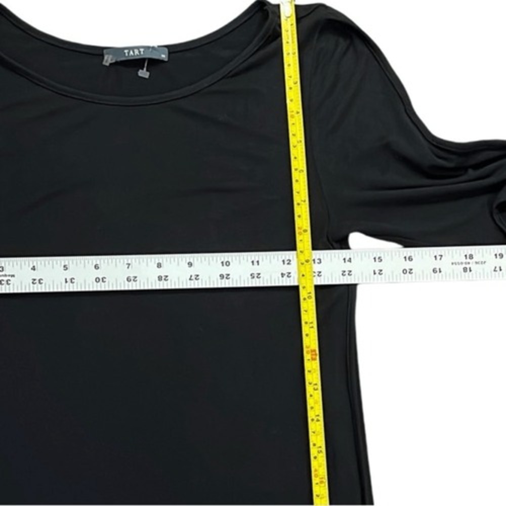 Tart‎ womens dress Size XS black modal blend pullover short sleeve knee length - Picture 7 of 8